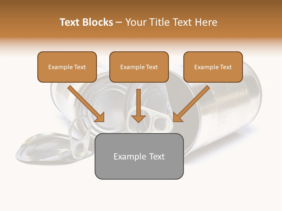 White Aluminium Container PowerPoint Template