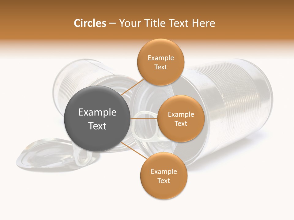 White Aluminium Container PowerPoint Template