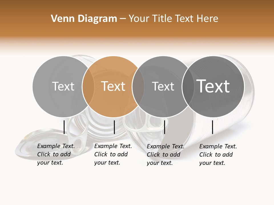 White Aluminium Container PowerPoint Template