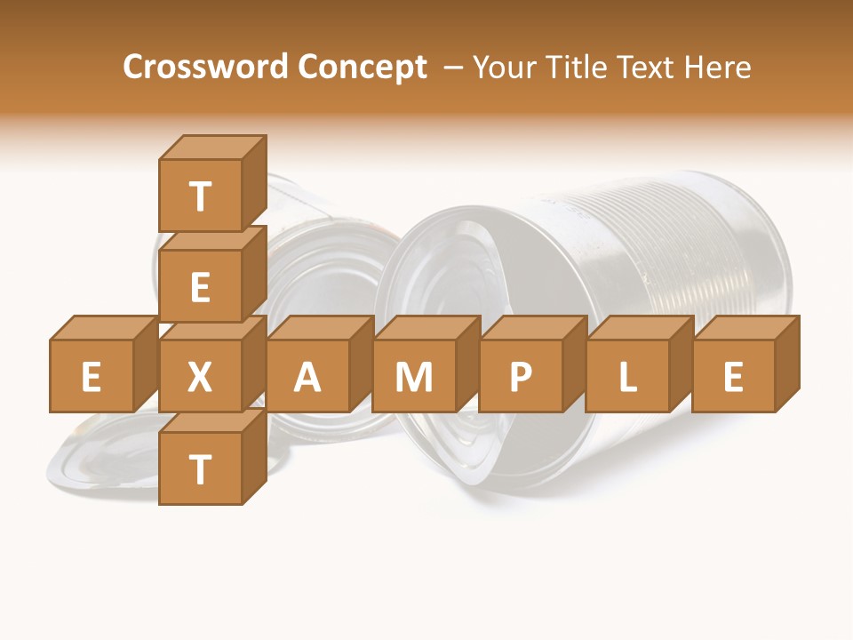 White Aluminium Container PowerPoint Template