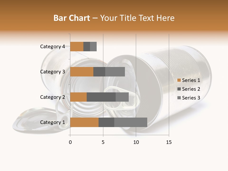 White Aluminium Container PowerPoint Template