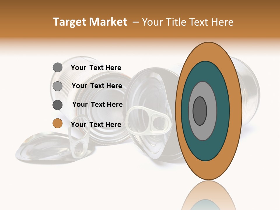 White Aluminium Container PowerPoint Template