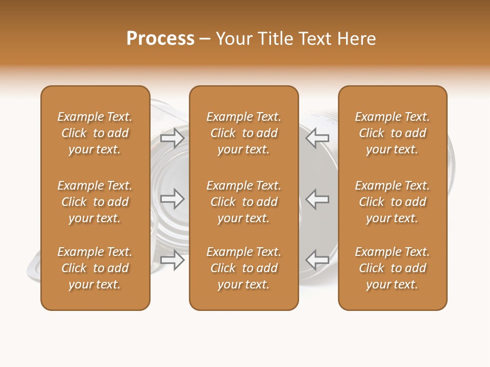 White Aluminium Container PowerPoint Template
