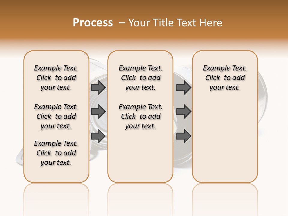 White Aluminium Container PowerPoint Template