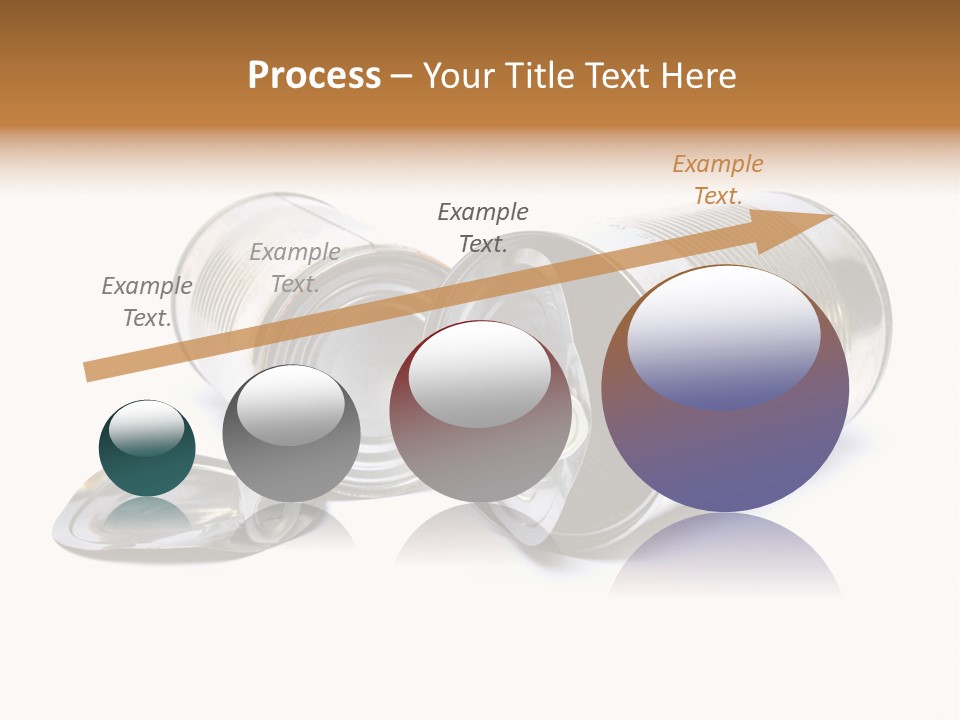 White Aluminium Container PowerPoint Template