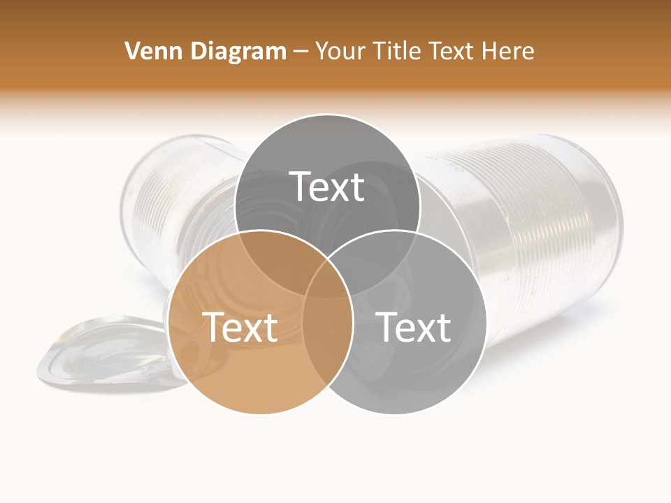 White Aluminium Container PowerPoint Template