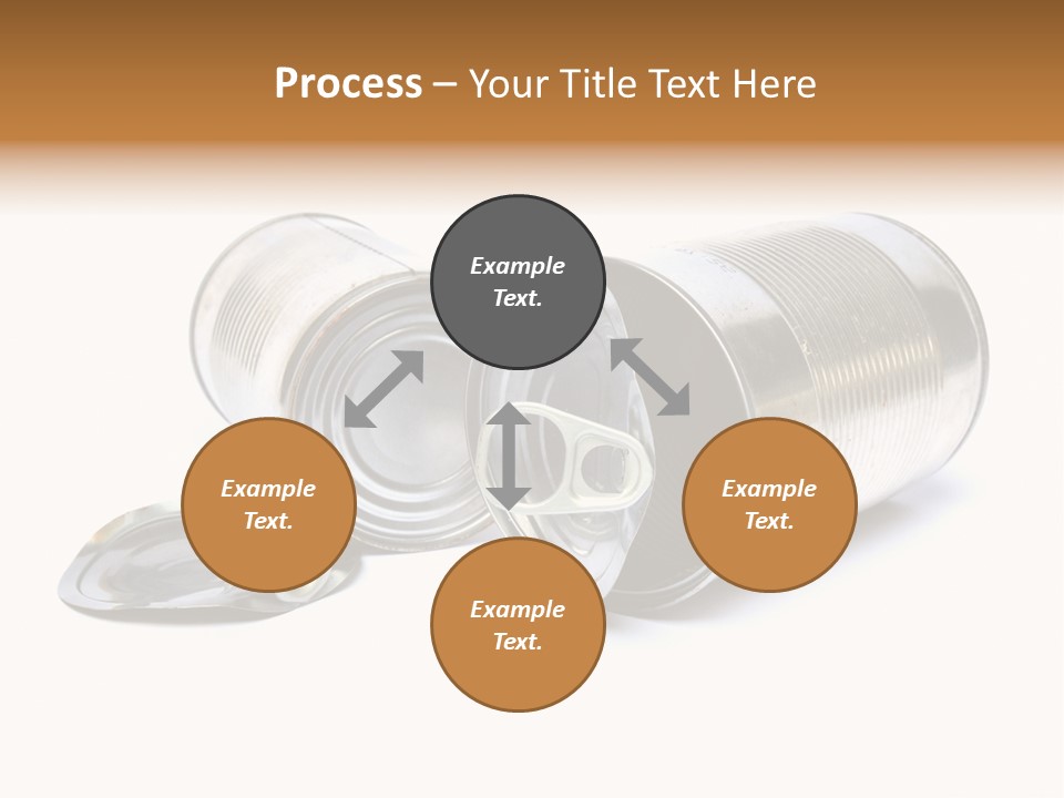 White Aluminium Container PowerPoint Template