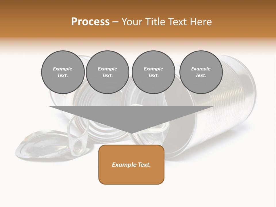 White Aluminium Container PowerPoint Template