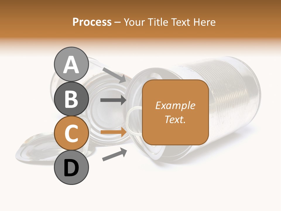 White Aluminium Container PowerPoint Template