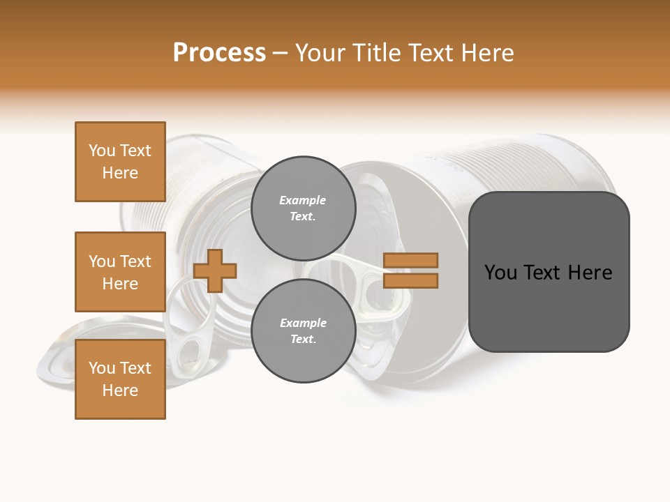 White Aluminium Container PowerPoint Template