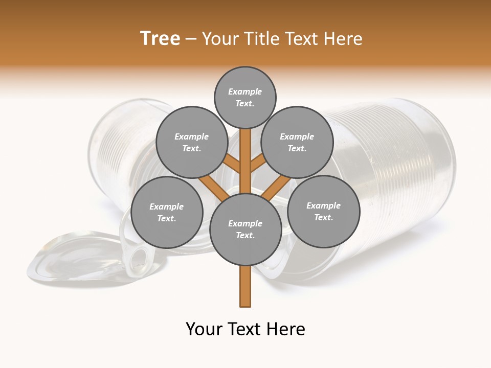 White Aluminium Container PowerPoint Template