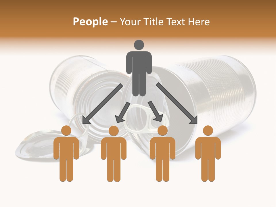 White Aluminium Container PowerPoint Template