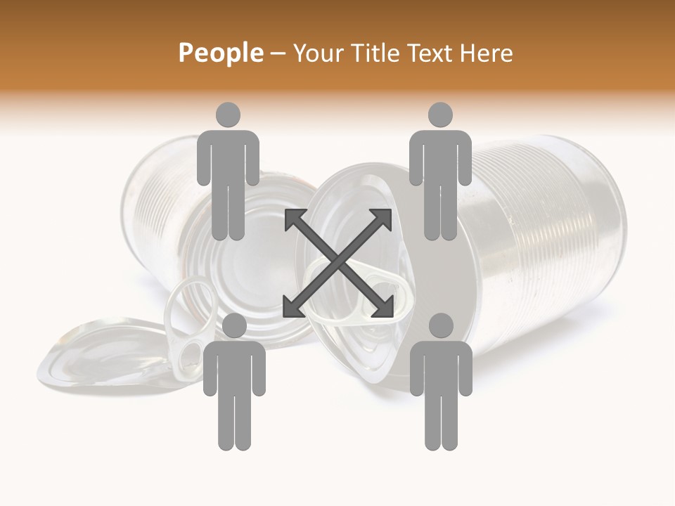 White Aluminium Container PowerPoint Template