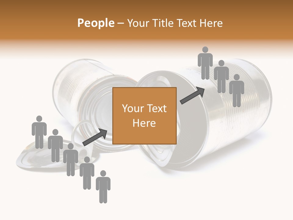 White Aluminium Container PowerPoint Template