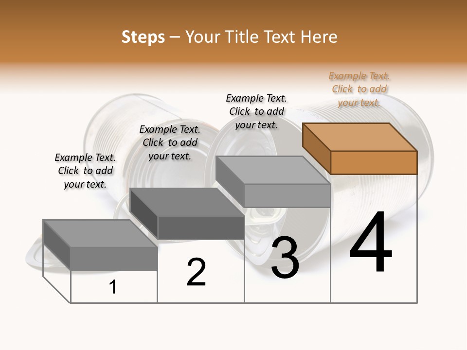 White Aluminium Container PowerPoint Template