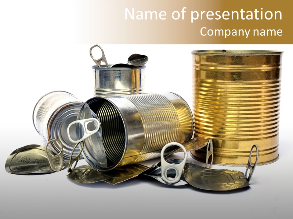 Empty Container Old PowerPoint Template