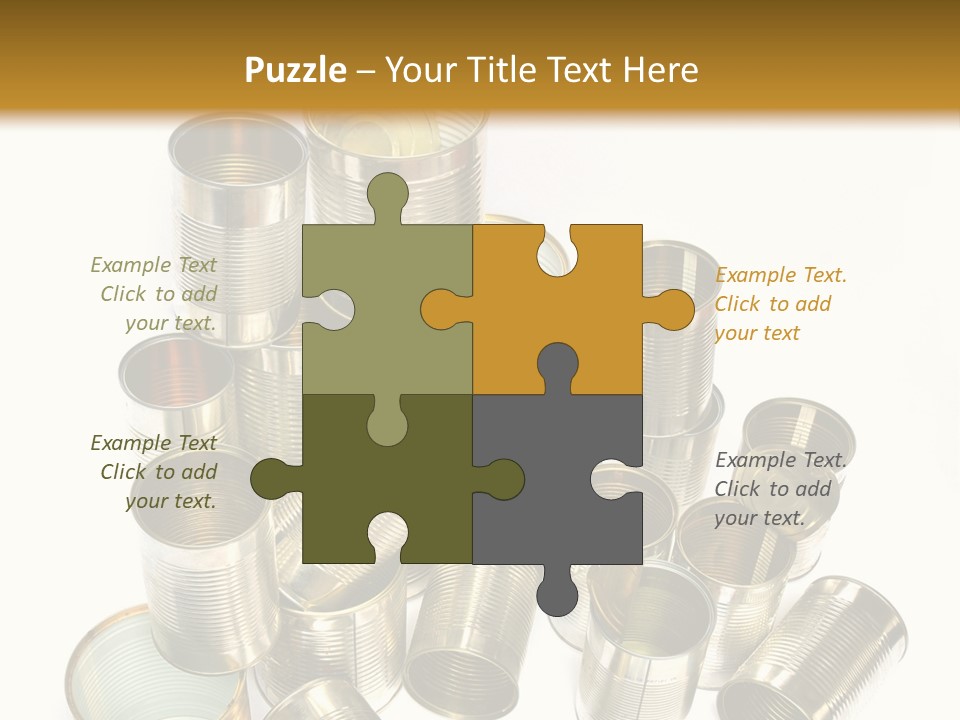 Food Rubbish Empty PowerPoint Template