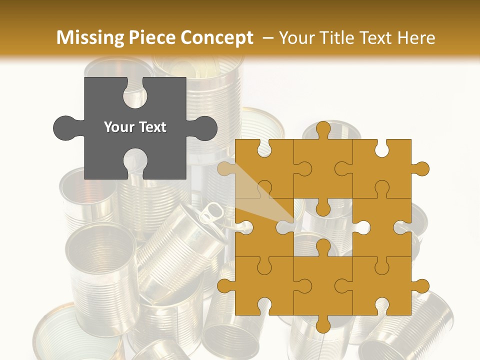 Food Rubbish Empty PowerPoint Template