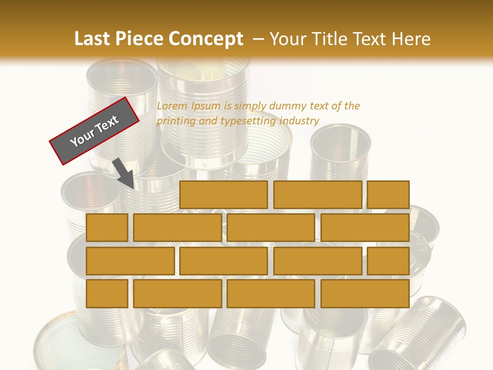Food Rubbish Empty PowerPoint Template