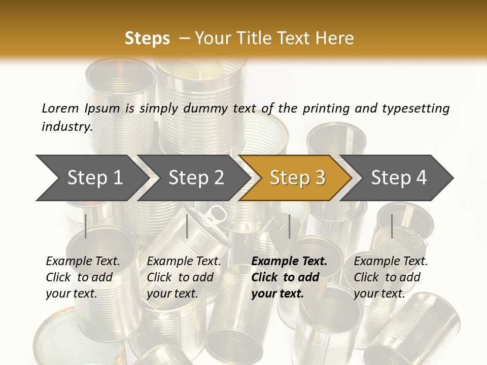 Food Rubbish Empty PowerPoint Template