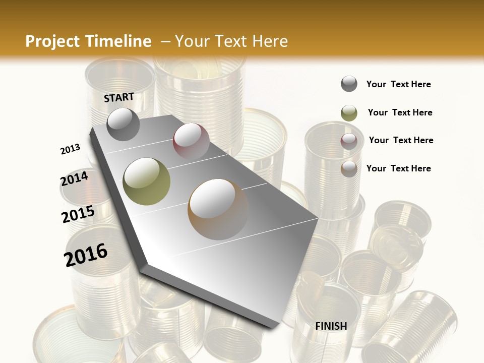 Food Rubbish Empty PowerPoint Template