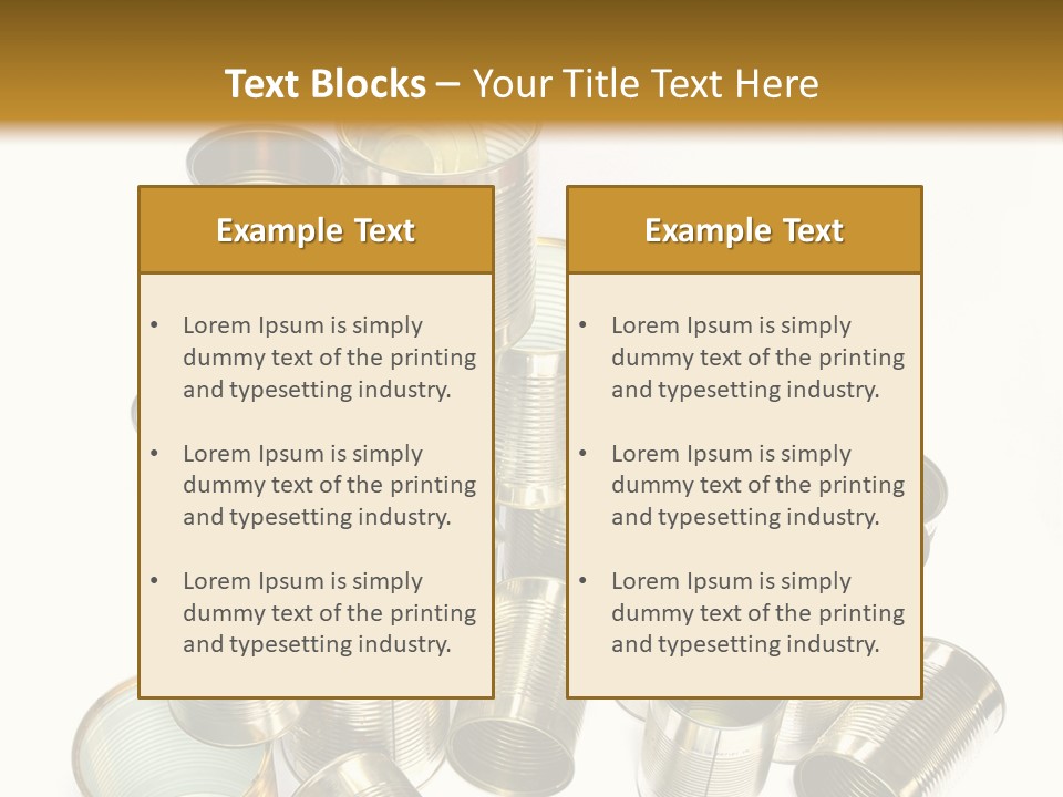 Food Rubbish Empty PowerPoint Template