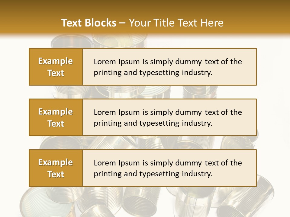 Food Rubbish Empty PowerPoint Template