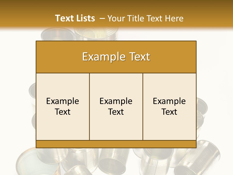 Food Rubbish Empty PowerPoint Template