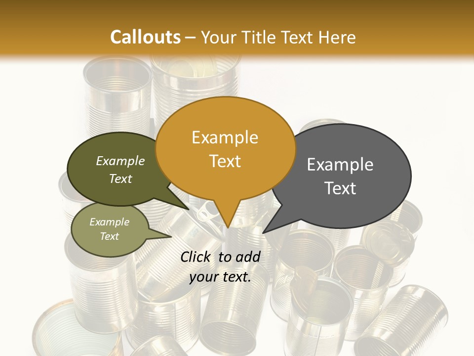 Food Rubbish Empty PowerPoint Template