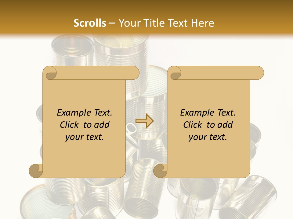 Food Rubbish Empty PowerPoint Template