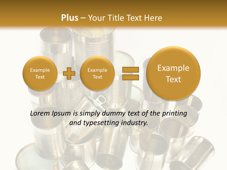 Food Rubbish Empty PowerPoint Template