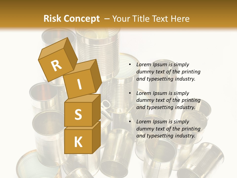 Food Rubbish Empty PowerPoint Template