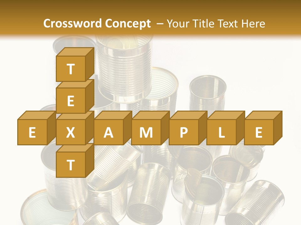 Food Rubbish Empty PowerPoint Template