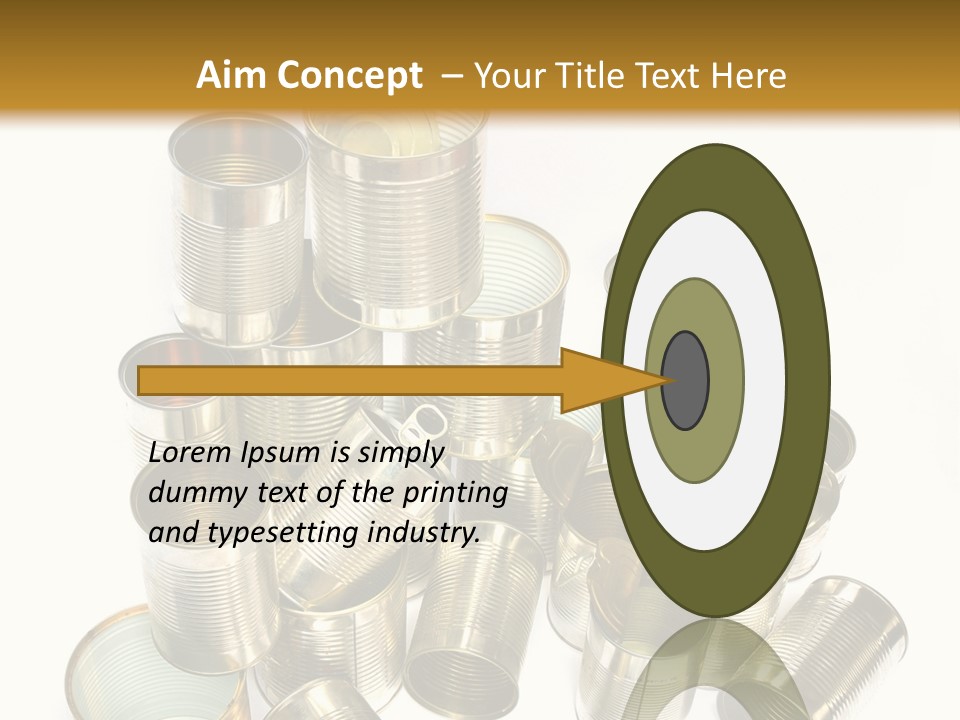 Food Rubbish Empty PowerPoint Template