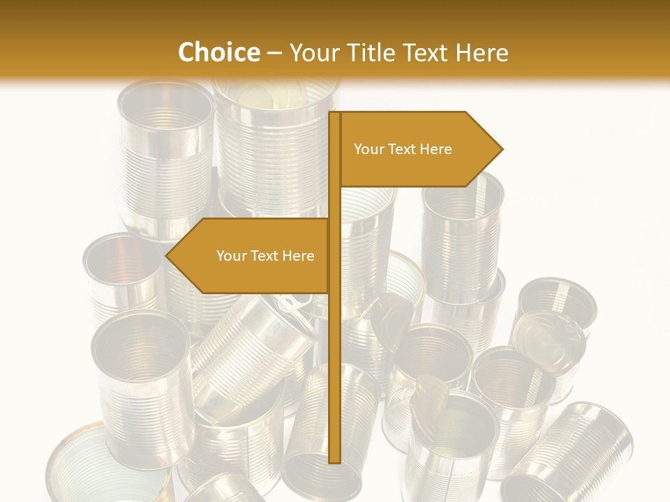 Food Rubbish Empty PowerPoint Template
