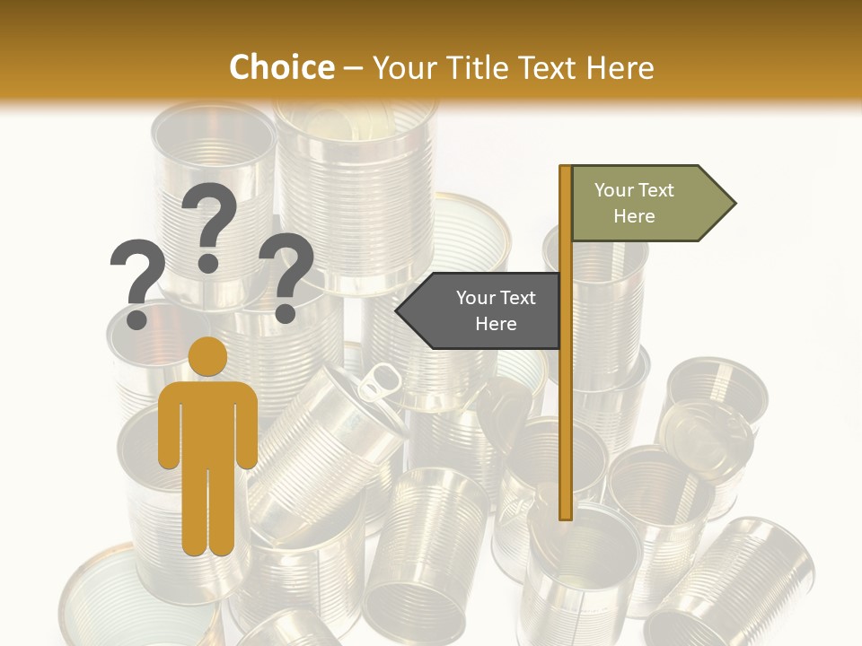 Food Rubbish Empty PowerPoint Template