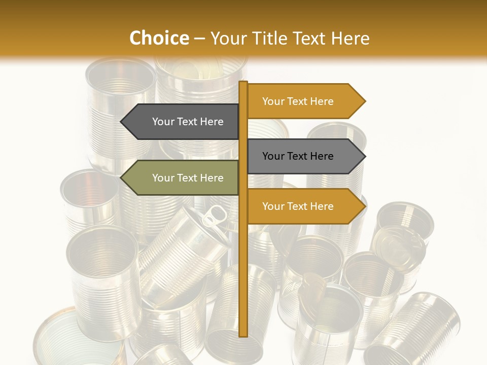 Food Rubbish Empty PowerPoint Template