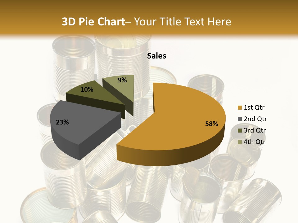 Food Rubbish Empty PowerPoint Template