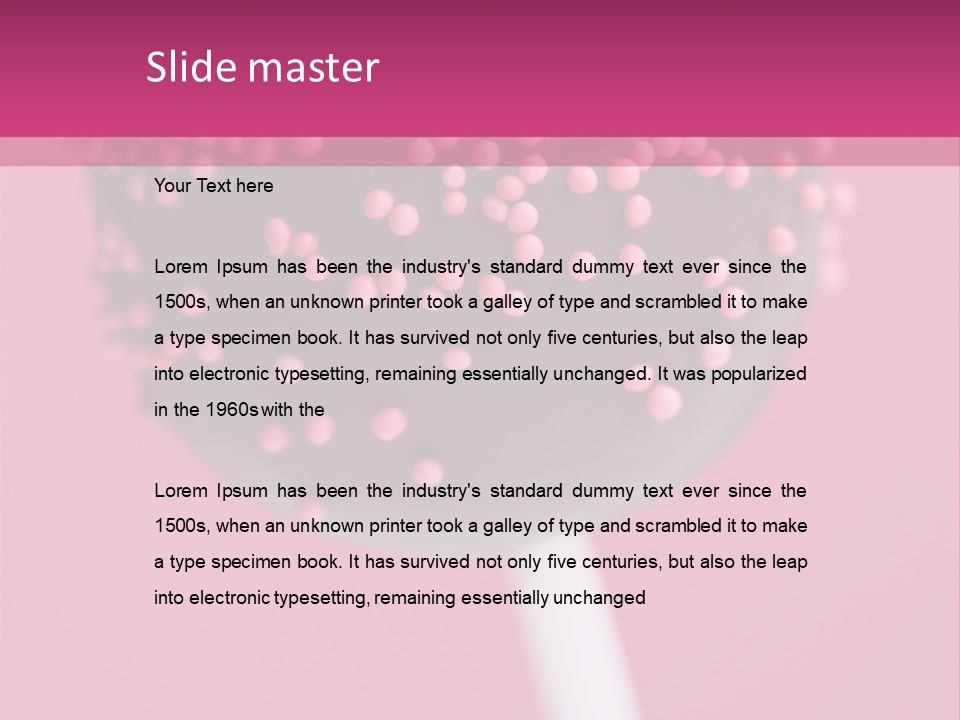 Treat Vertical Sweet PowerPoint Template