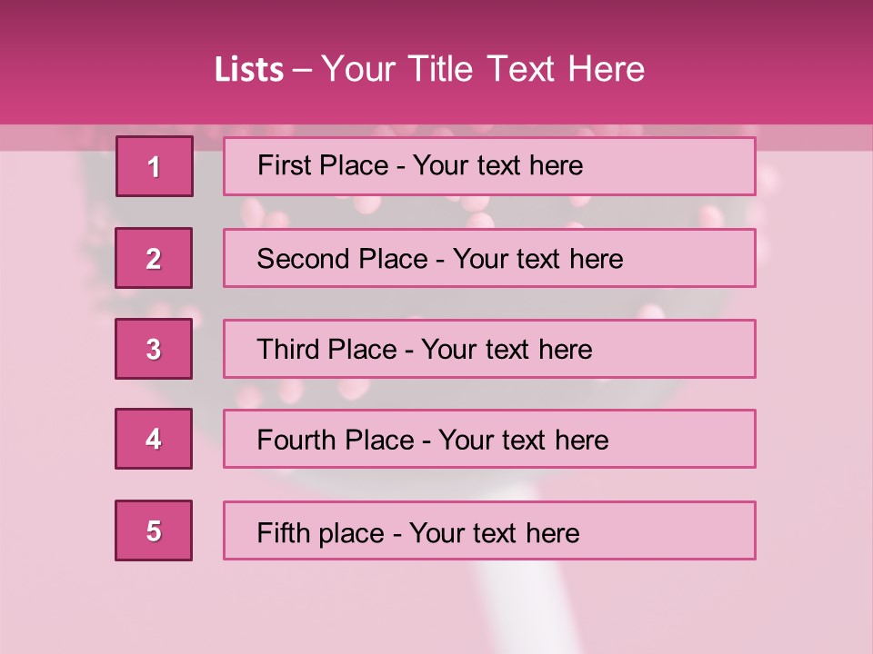 Treat Vertical Sweet PowerPoint Template