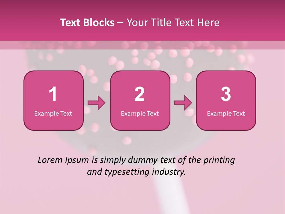 Treat Vertical Sweet PowerPoint Template