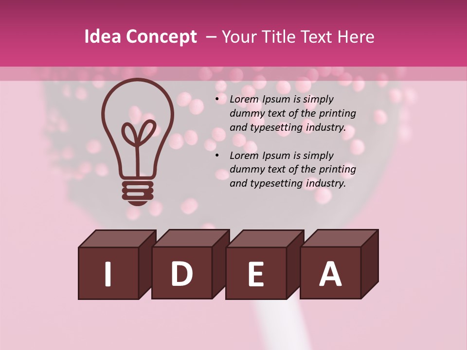 Treat Vertical Sweet PowerPoint Template