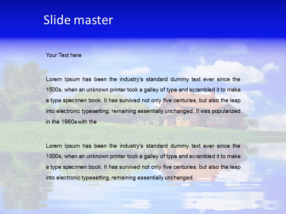 Sky People Family PowerPoint Template