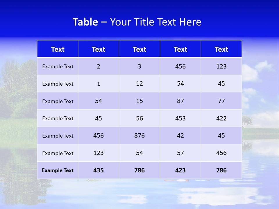 Sky People Family PowerPoint Template