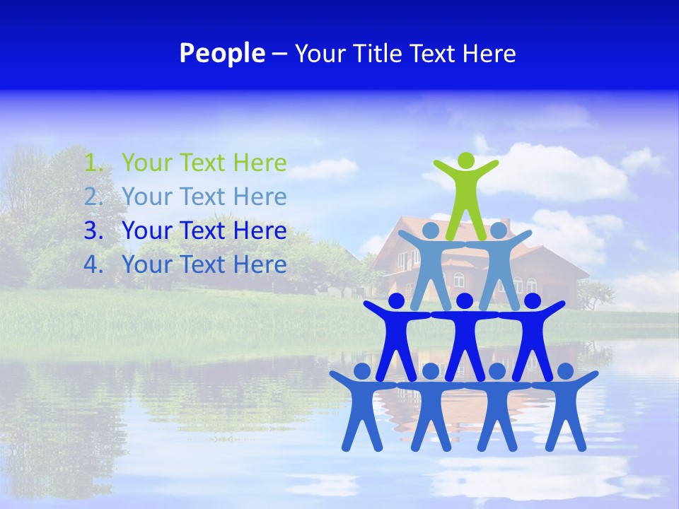 Sky People Family PowerPoint Template