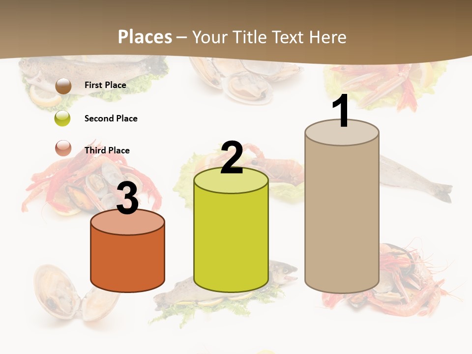 Food Sea Shrimps PowerPoint Template