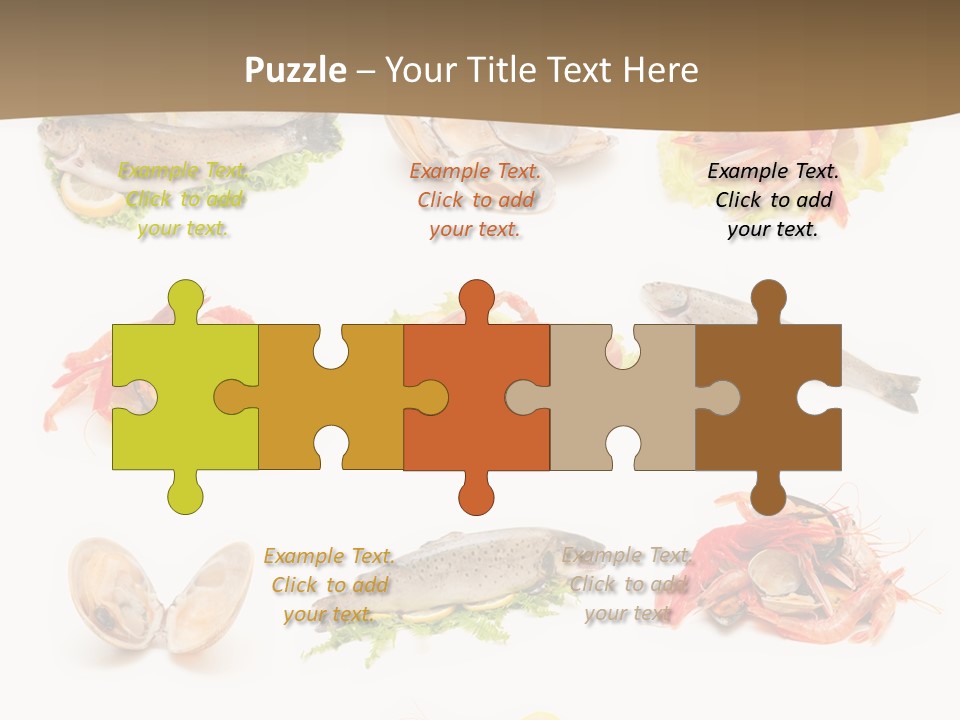 Food Sea Shrimps PowerPoint Template