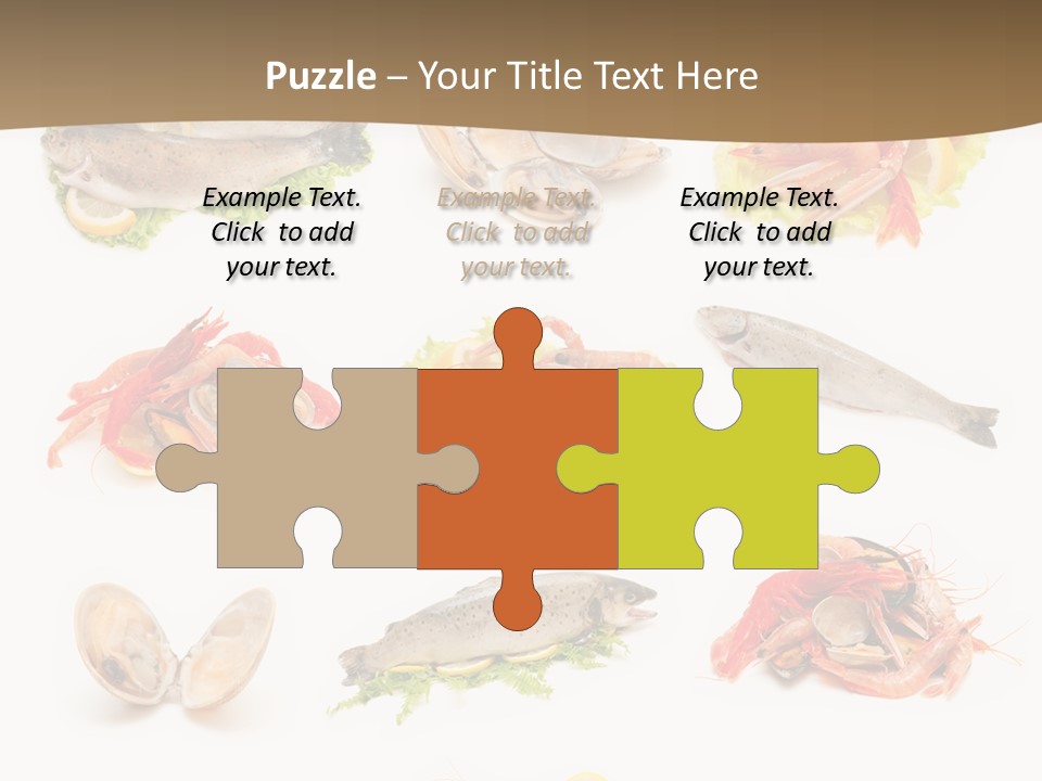 Food Sea Shrimps PowerPoint Template