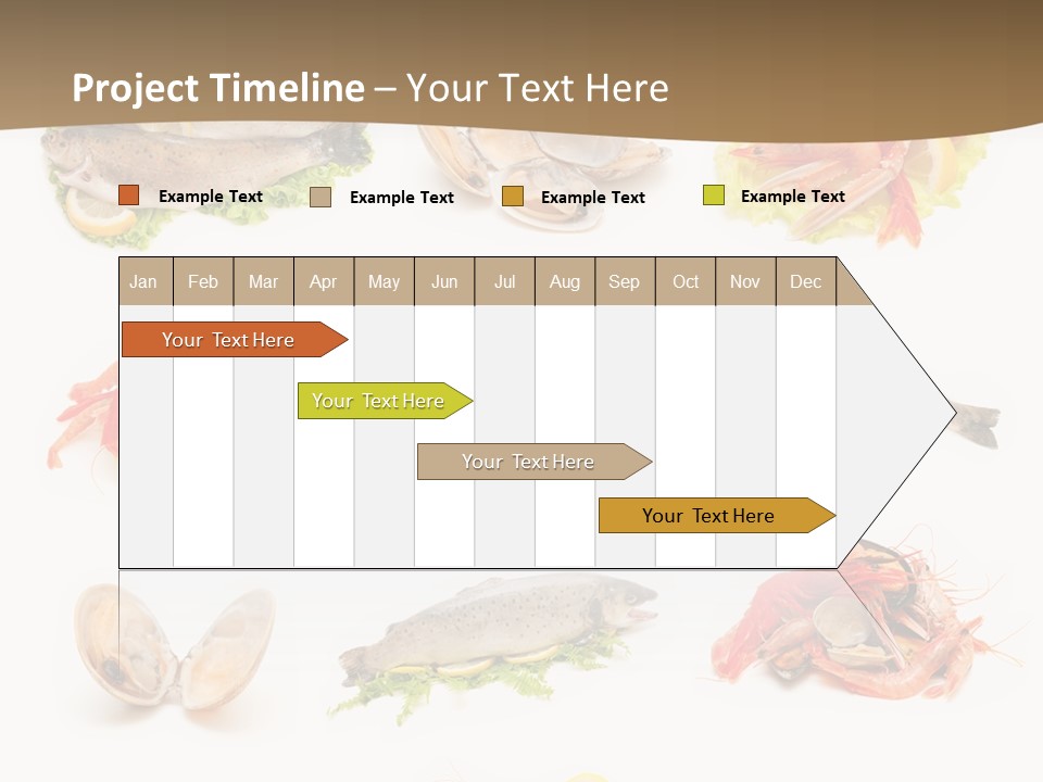 Food Sea Shrimps PowerPoint Template