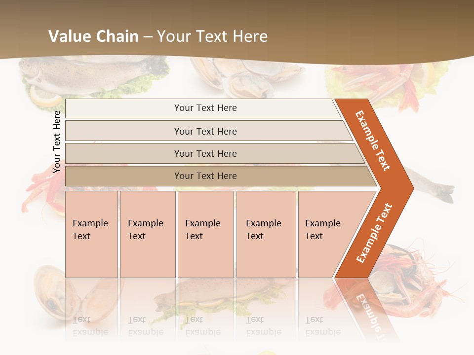 Food Sea Shrimps PowerPoint Template